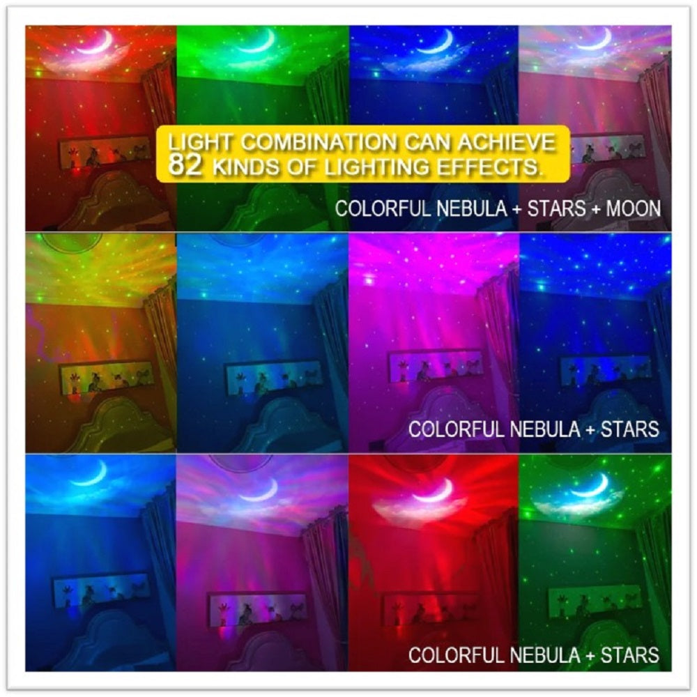 PROYECTOR DE LUZ DE ESTRELLAS Y GALAXIAS DISEÑO ASTRONAUTA