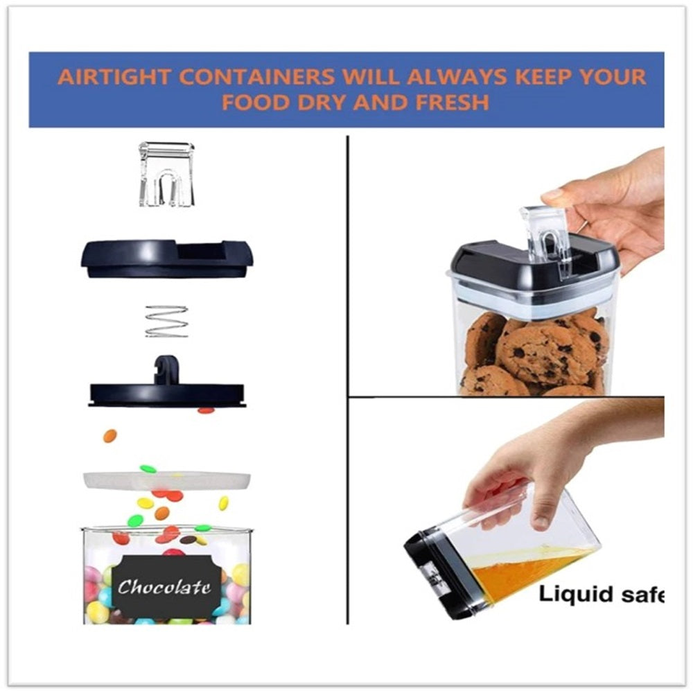 SET DE CONTENEDORES DE ALIMENTOS 7 PIEZAS