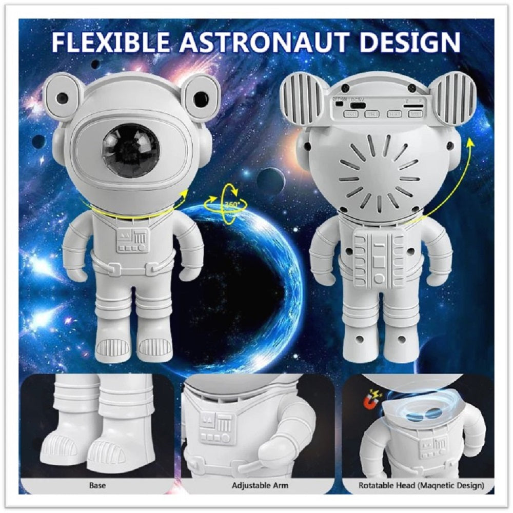 PROYECTOR DE LUZ DE ESTRELLAS Y GALAXIAS DISEÑO ASTRONAUTA