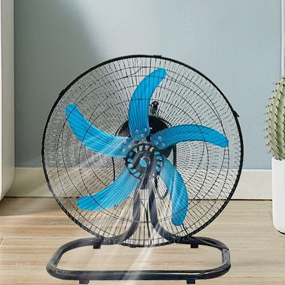Ventilador industrial 3 en 1 de 18" 5 aspas piso,pared,escritorio