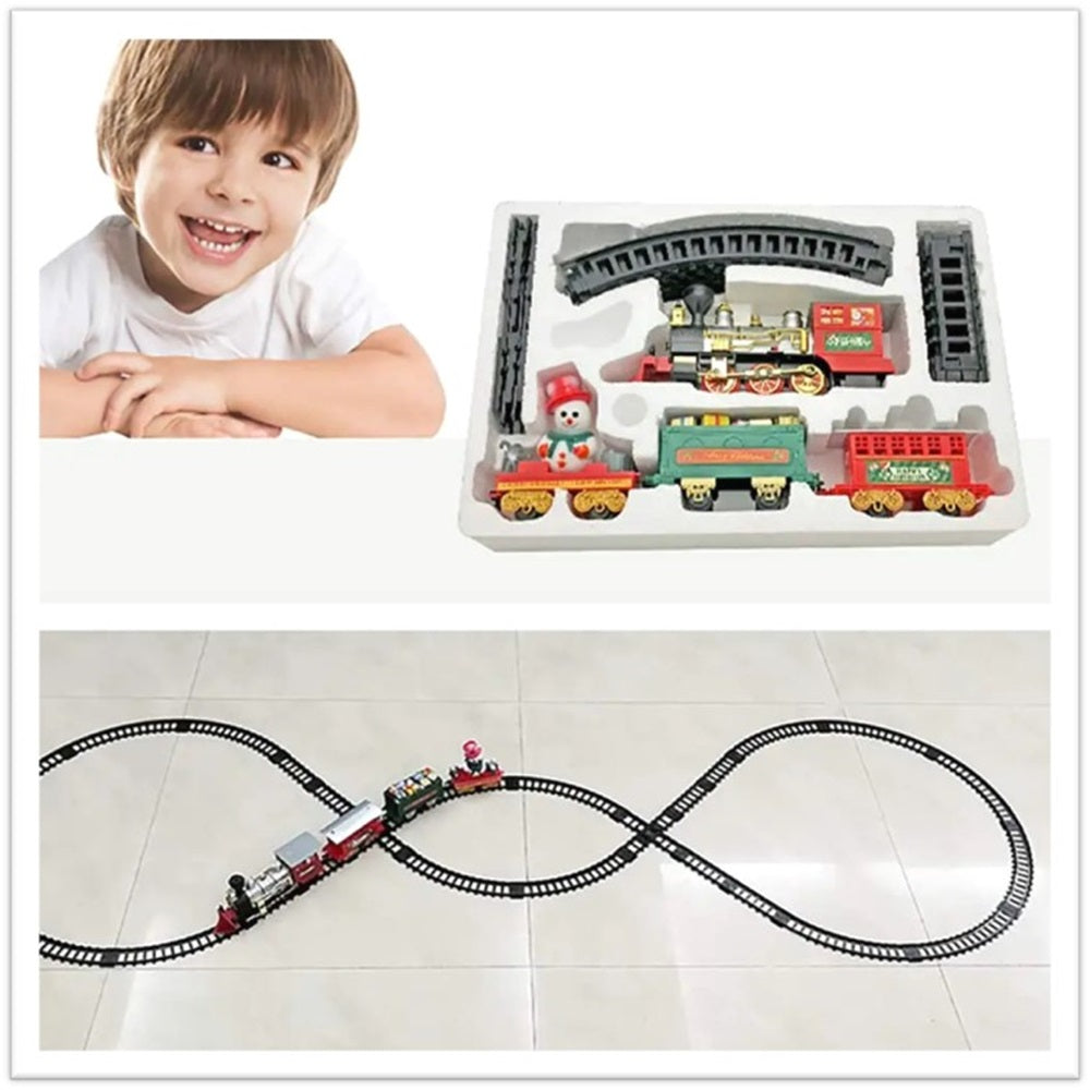 Juego de tren navideño vintage