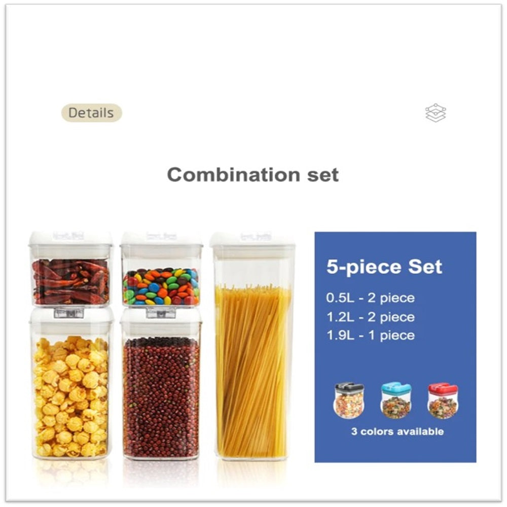 SET DE CONTENEDORES DE ALIMENTOS 7 PIEZAS