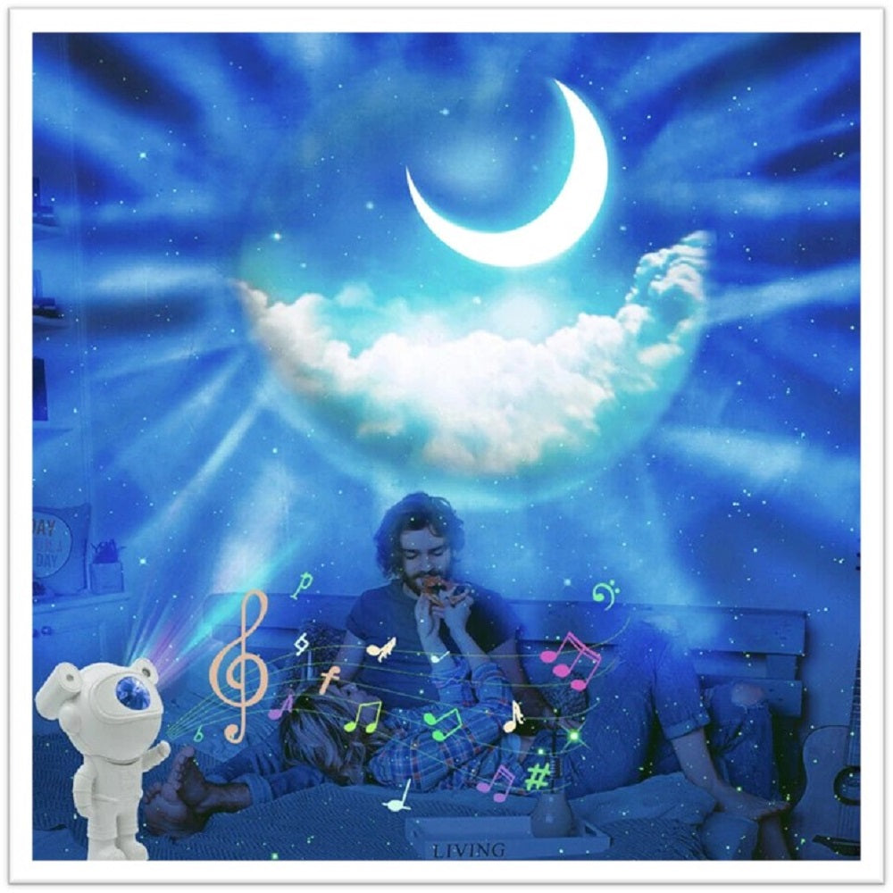 PROYECTOR DE LUZ DE ESTRELLAS Y GALAXIAS DISEÑO ASTRONAUTA