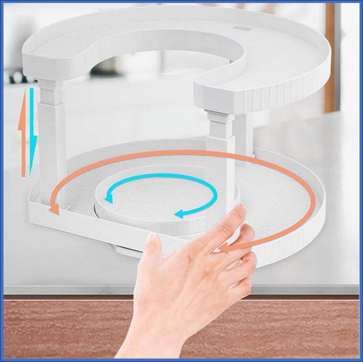 ORGANIZADOR GIRATORIO 360° de 2 Niveles