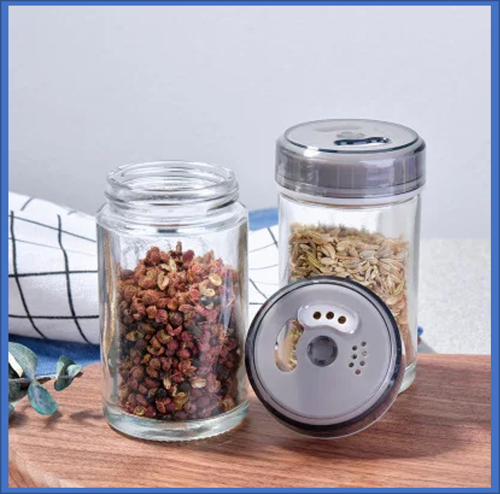 Set giratorio 360 ° de condimenteros con 6 frascos