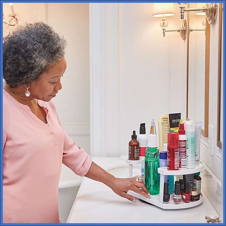 ORGANIZADOR GIRATORIO 360° de 2 Niveles