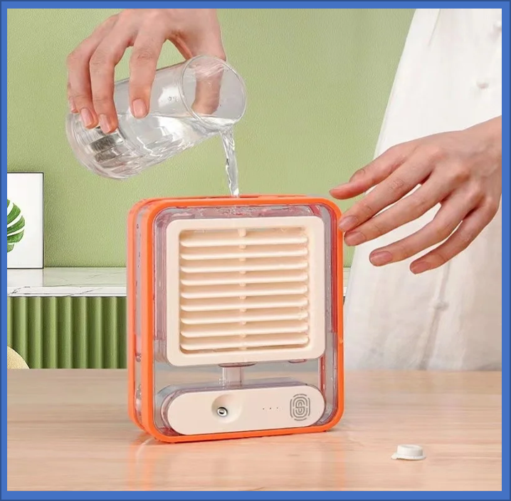 ventilador y humidificador portatil