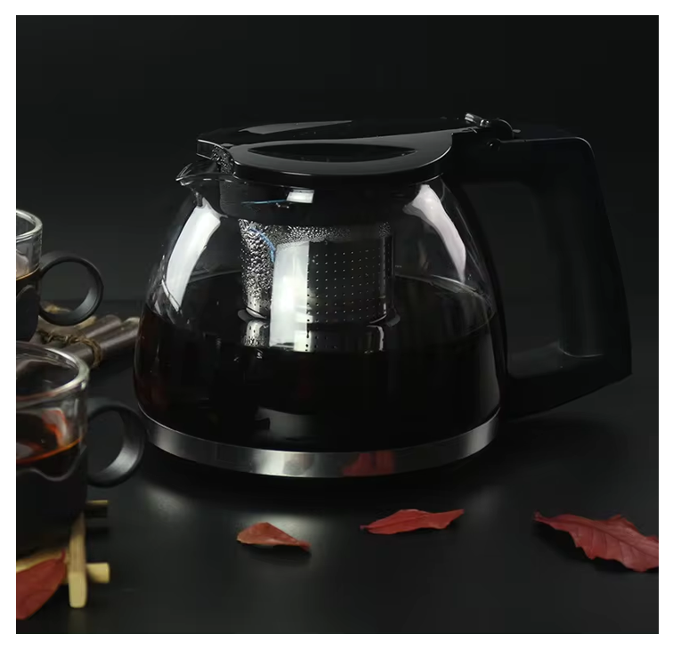 Set de jarra con 4 tazas de te