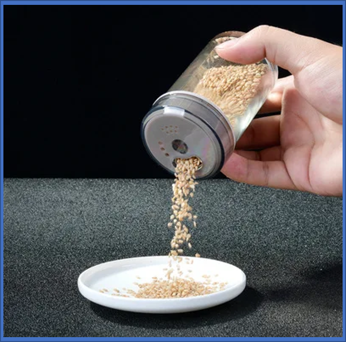 Set giratorio 360 ° de condimenteros con 6 frascos