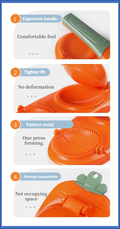 Molde para hacer empanadas  dumplings y Pelmeni