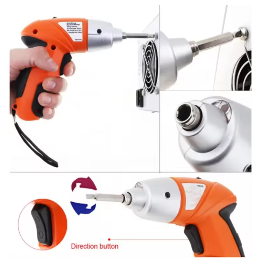 Atornillador mas set de 45Piezas Recargable